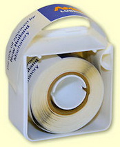 Dispenser showing label roll