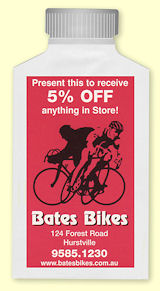 Bates Bikes sunscreen