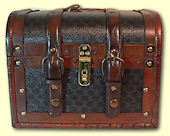 Treasure Chest with Padlock & Keys